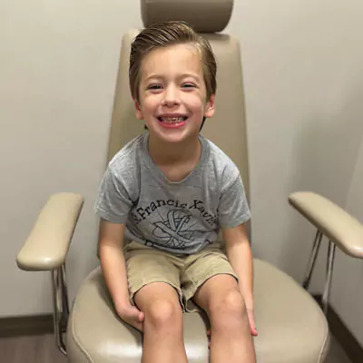 Space Maintainers for Kids Greenville Patient Receiving Dental Care